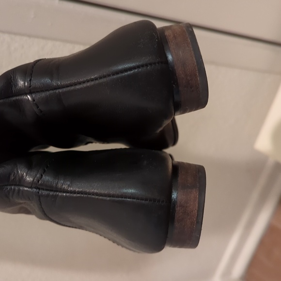 Coach Benita Tall Riding Boots Black Size 8 width M - Picture 4 of 5